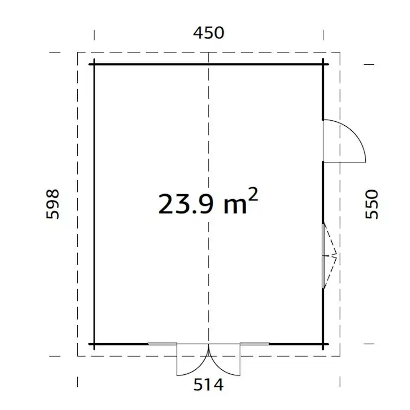 Stuga Palmako Irene 24,8 m2