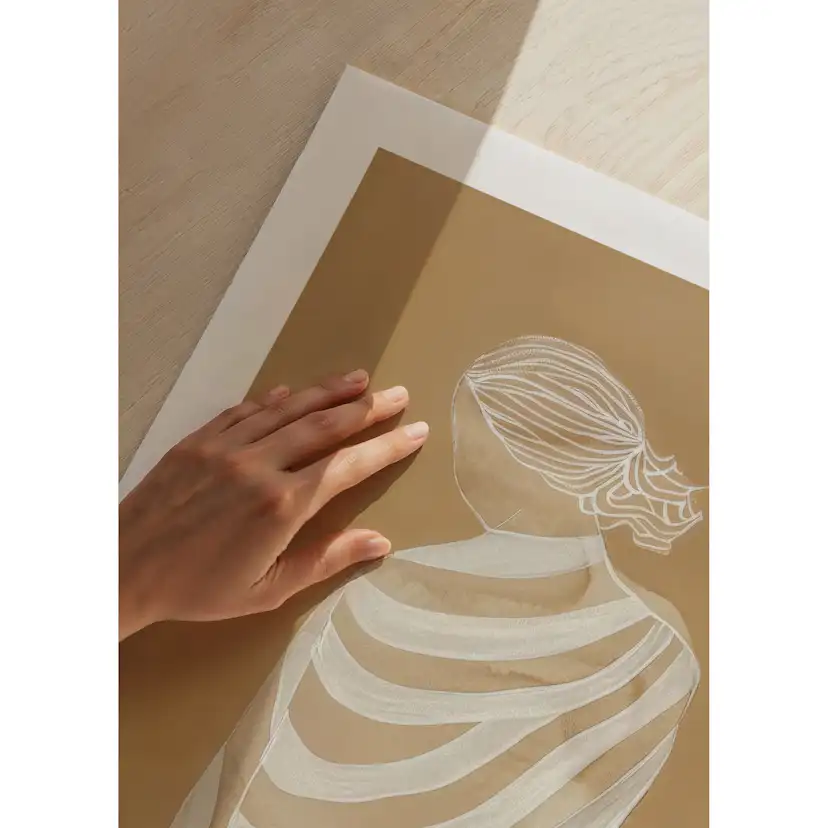 Poster Gallerix Femina Aquarelle