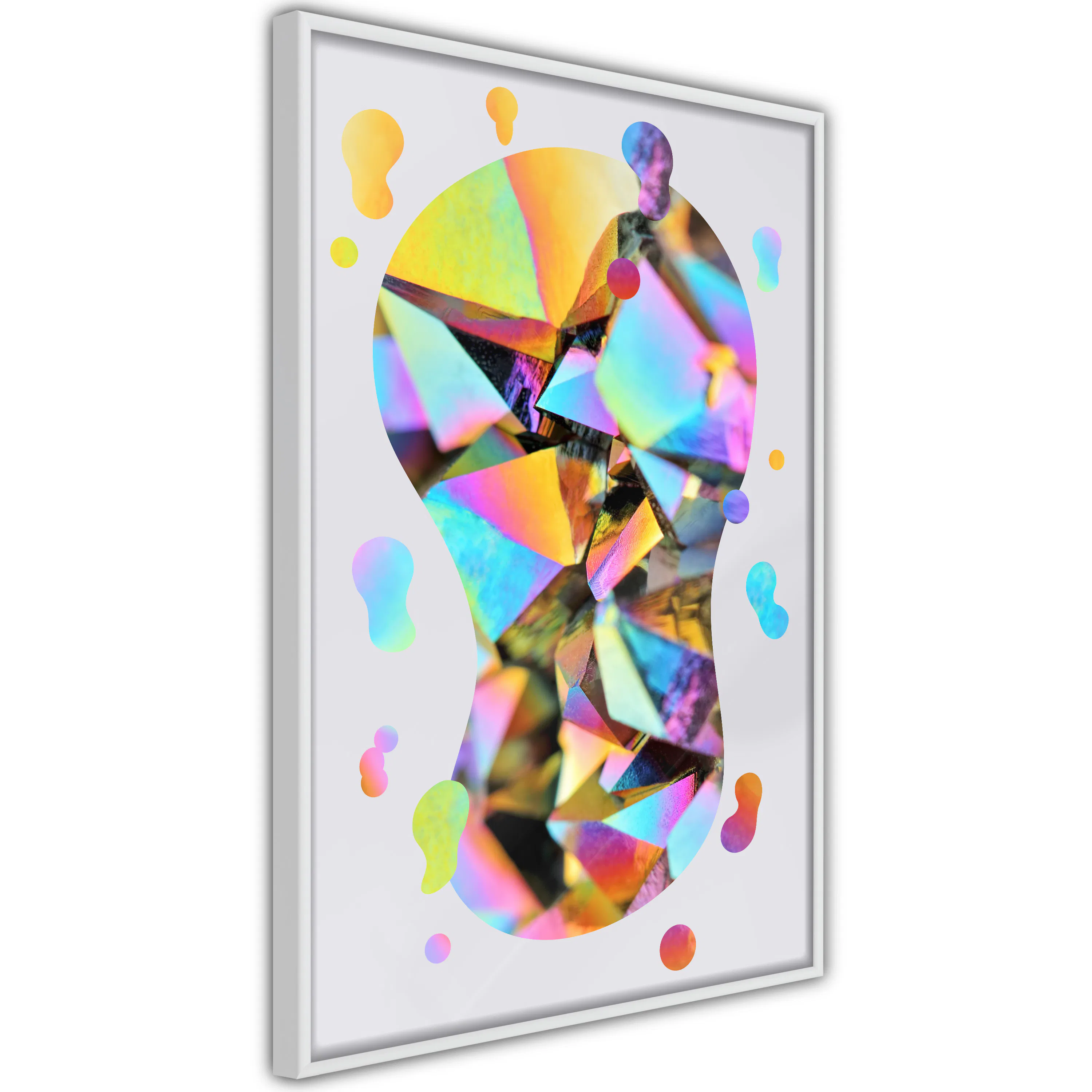 Poster Artgeist Affisch Rainbow Footprint