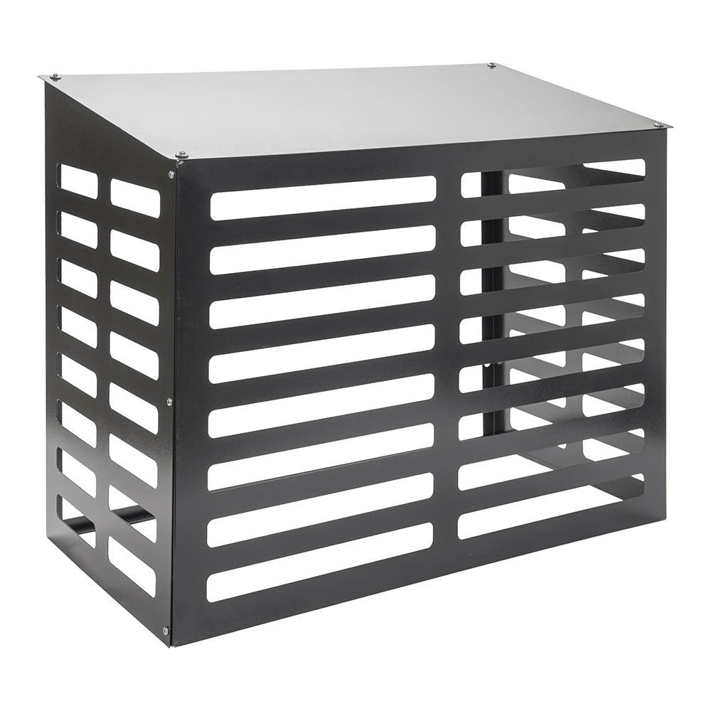 Värmepumpskydd Skotte Garden Förgalvad Svartmålad Plåt