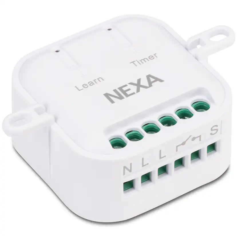 Inbyggnadsmottagare Nexa WBR-2203 230V På/Av/Timer/Puls