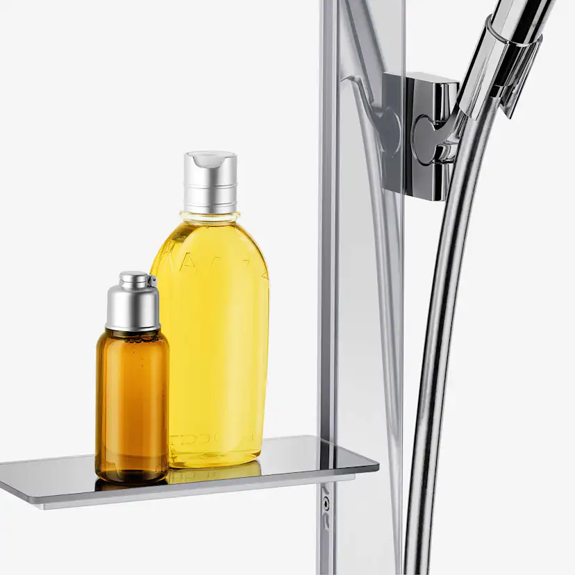 Raindance Select S Duschset 120 3jet med duschstång 150 cm o Krom, Utan EcoSmart