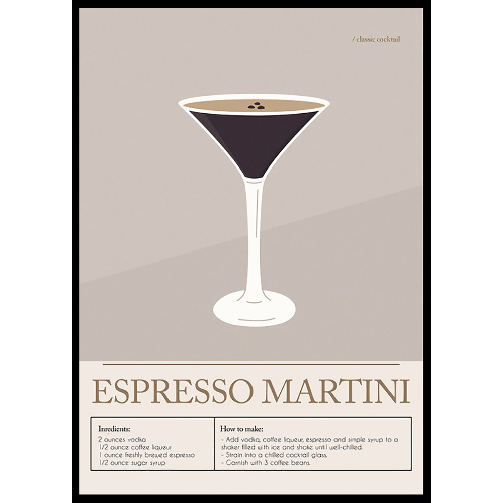 Poster Gallerix Espresso Martini Cocktail
