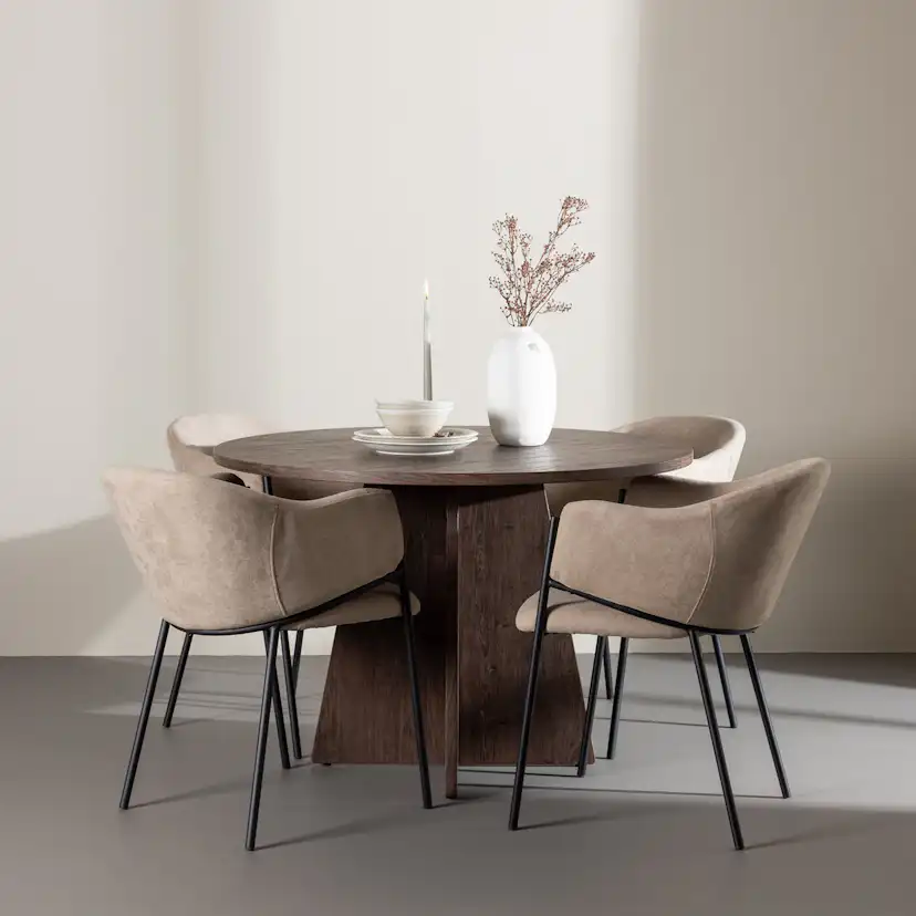 Matgrupp Venture Home Bootcut Ø110 med 4 st Evelina Stolar