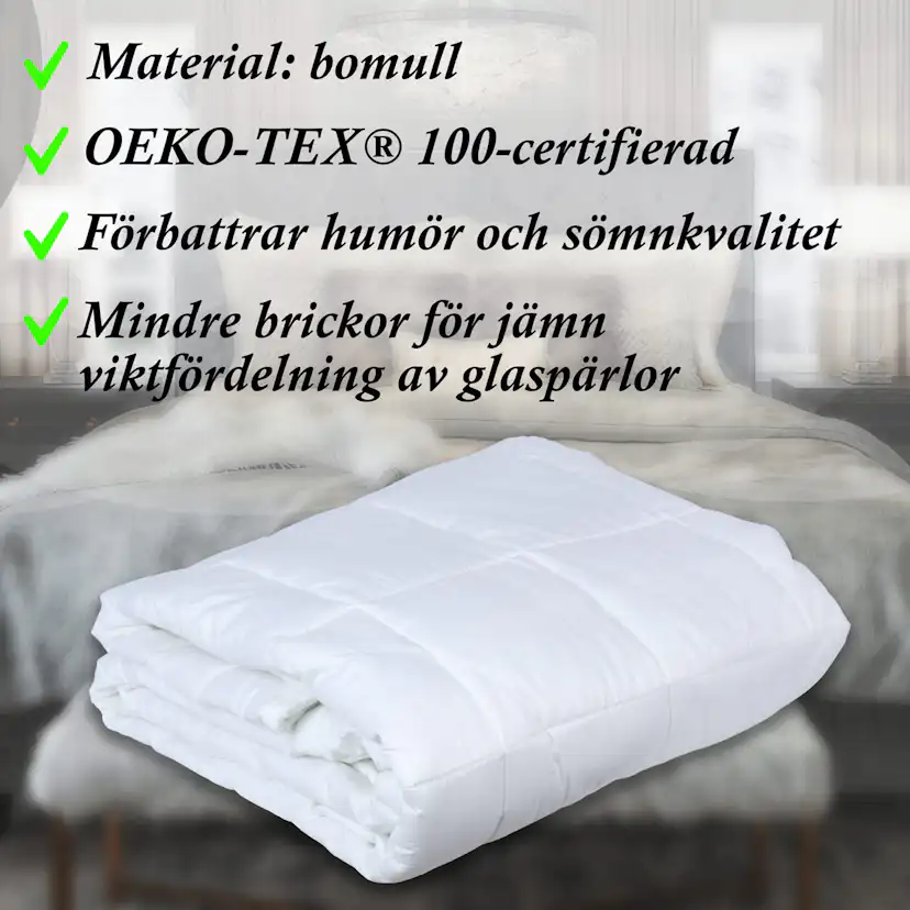 Tyngdtäcke Lykke Barn 100x150 cm