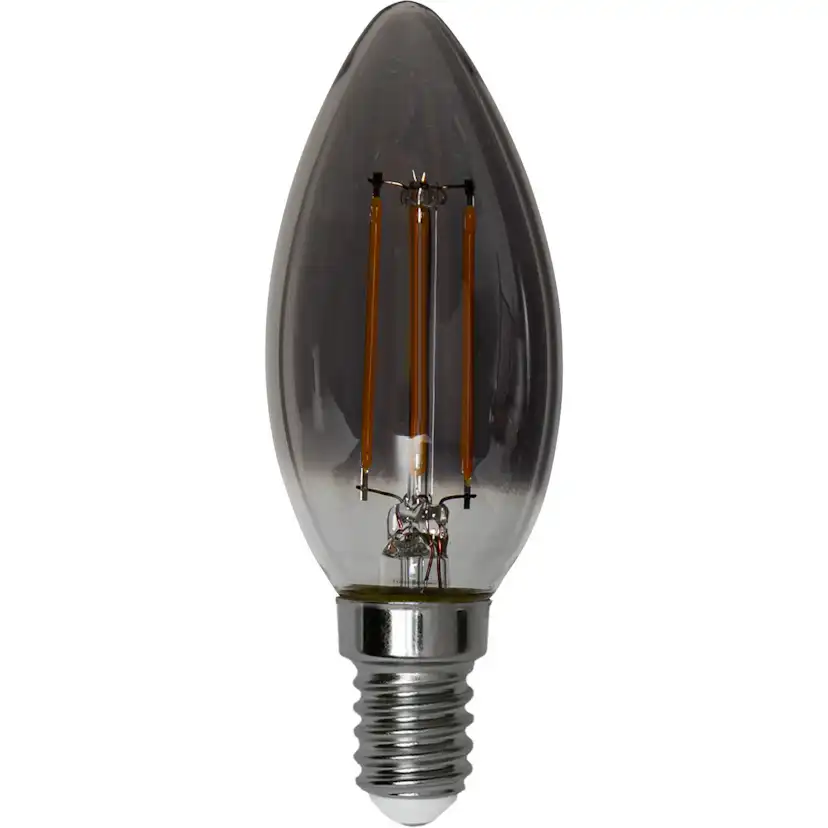 LED-Lampa Star Trading Soft Glow Smoke 3-step memory E14 C37