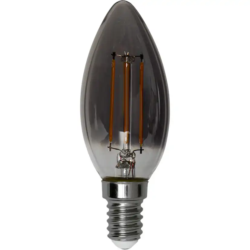 LED-Lampa Star Trading Soft Glow Smoke 3-step memory E14 C37