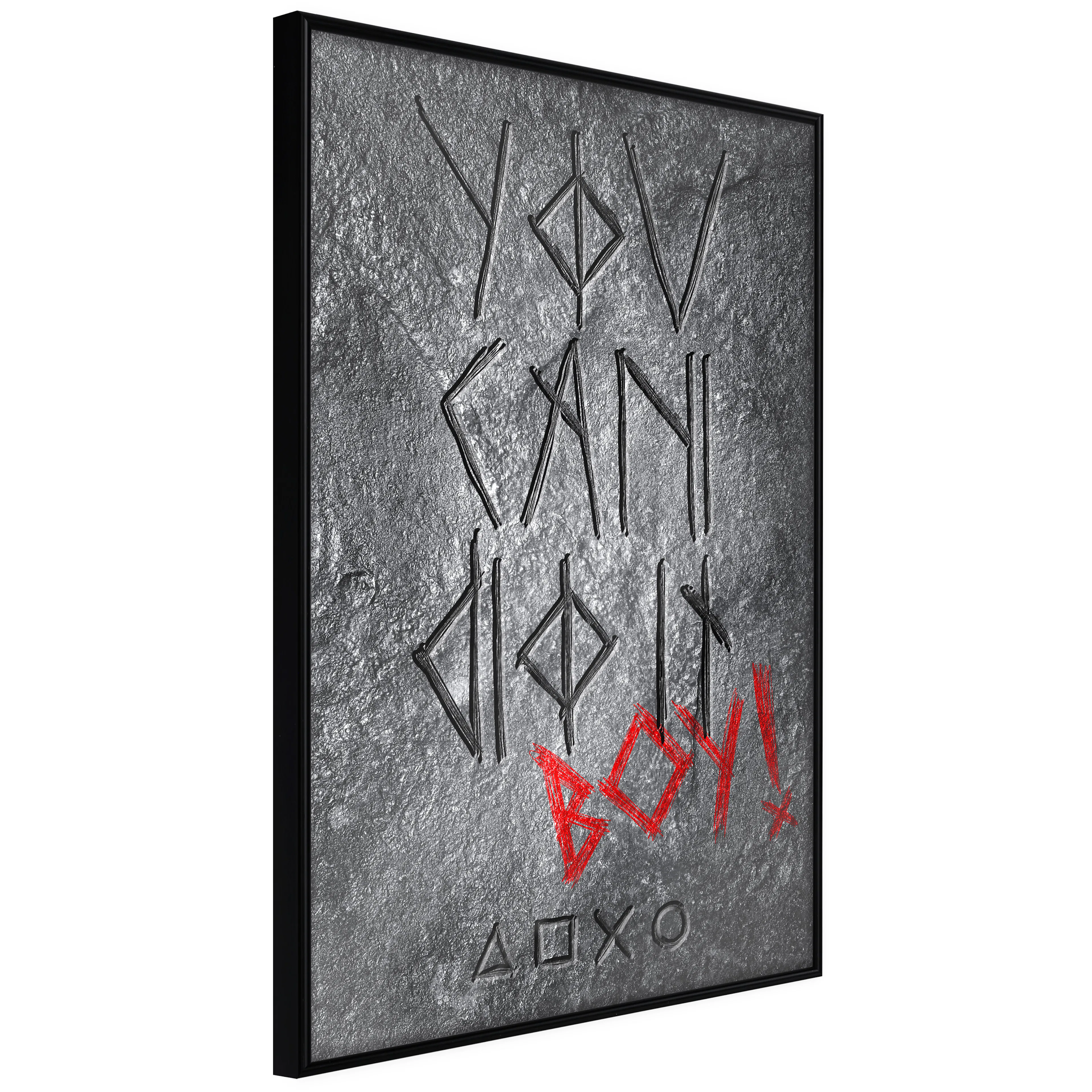 Affisch - You Can Do It Boy [Poster] 40x60 Svart ram, 40x60 cm