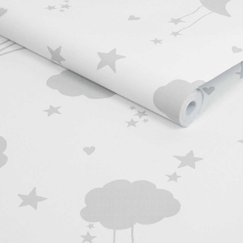 Tapet NEXT Moon & Stars Grey