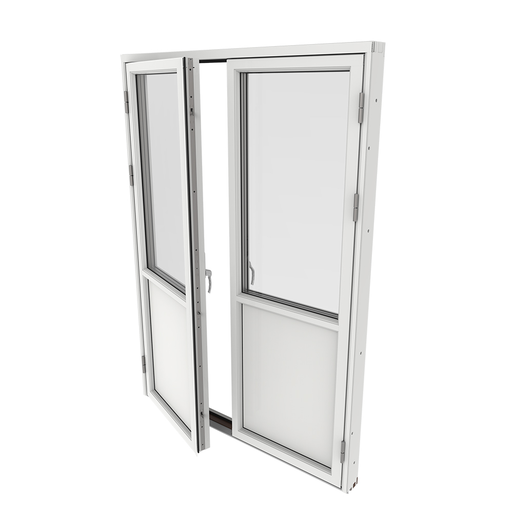 Parfönsterdörr Outline 3-Glas Aluminium