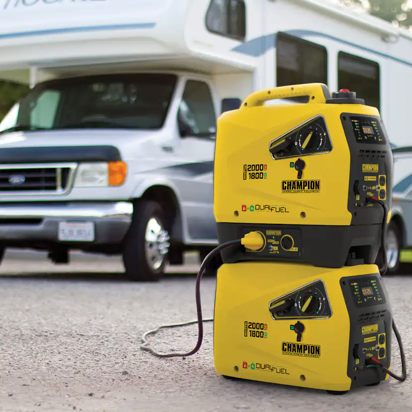 Inverterelverk Champion Generators 82001i 2kW Dual Fuel