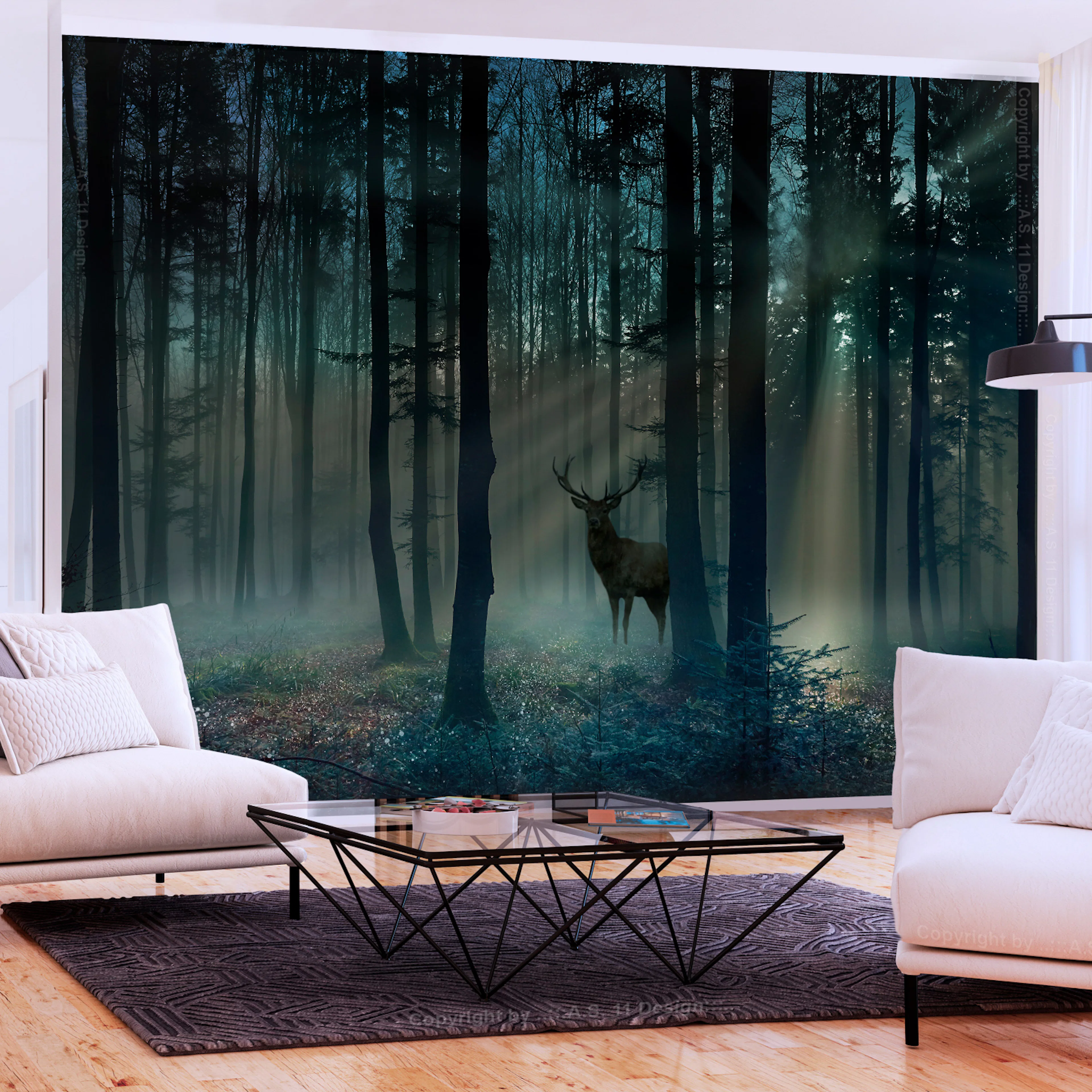 Fototapet - Mystical Forest - Third Variant 450x315 450x315 cm