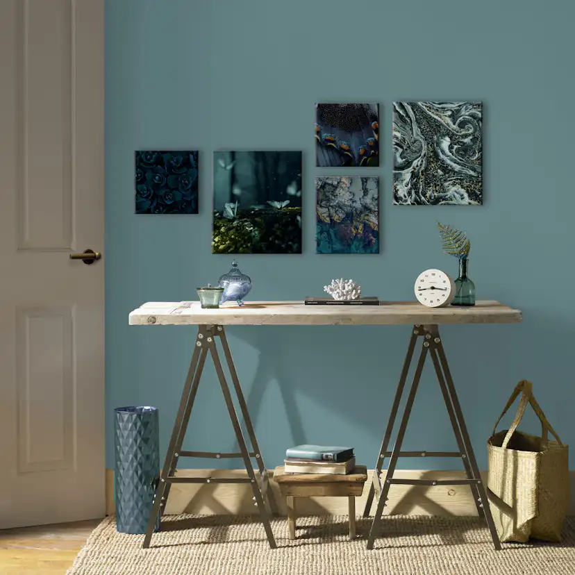 Canvastavla Art For The Home Set av 5 Classic Chique Mystisk 80x60cm