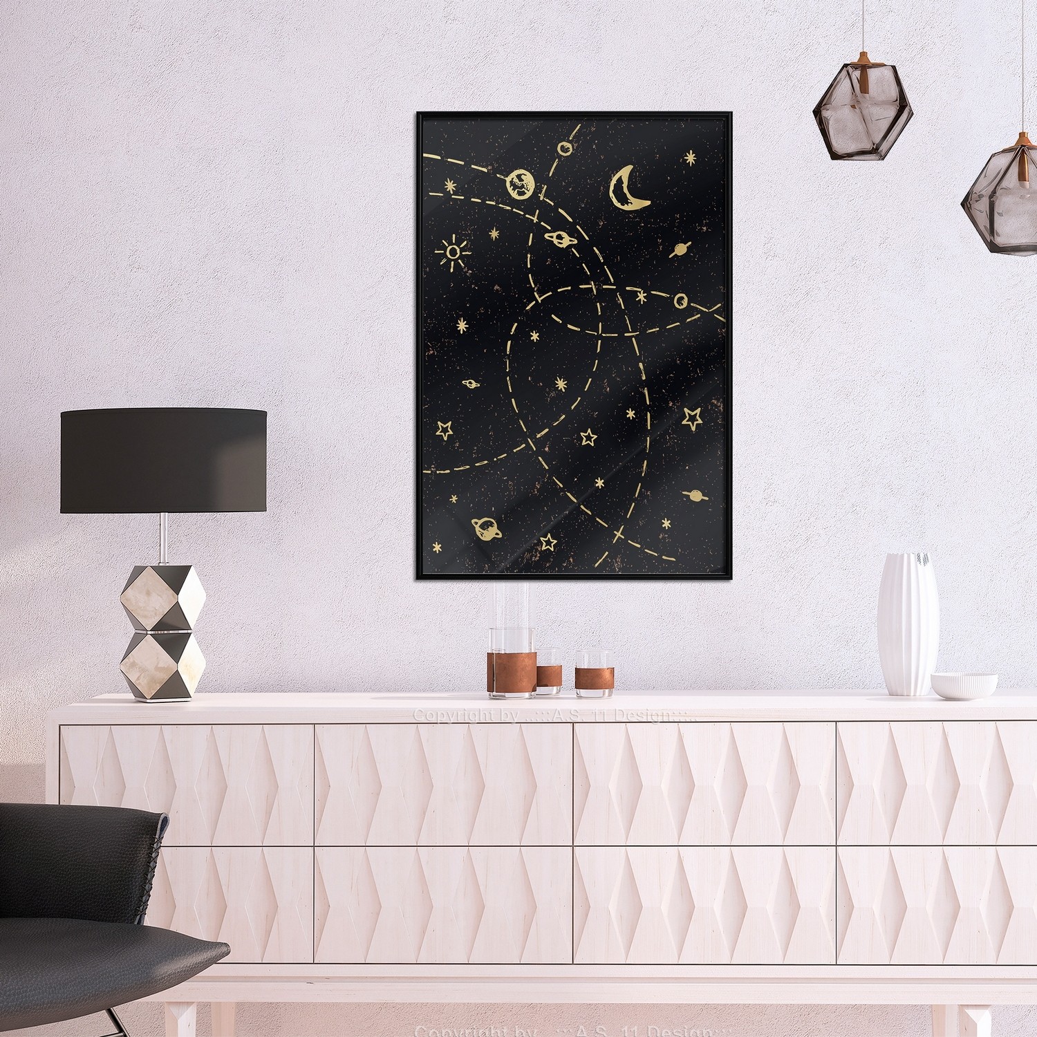 Poster Artgeist Affisch Magical Galaxy