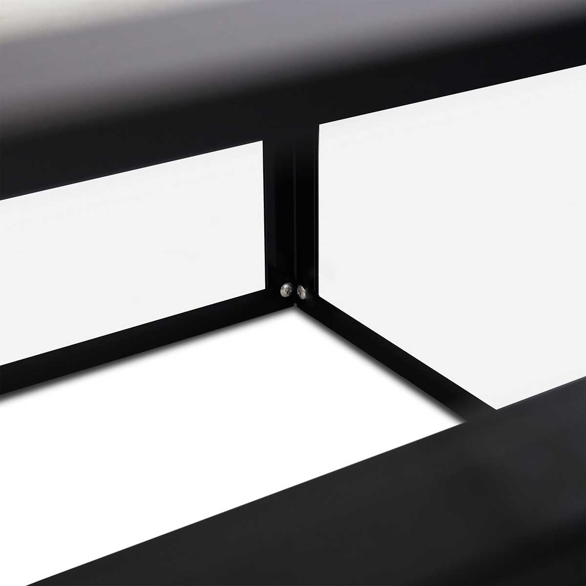 Växthus Metalcraft 1,02 kvm Svart Rektangulärt