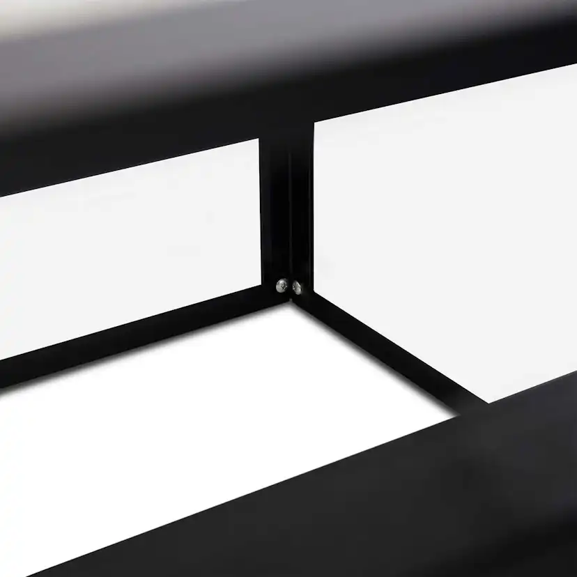 Växthus Metalcraft 1,02 kvm Svart Rektangulärt