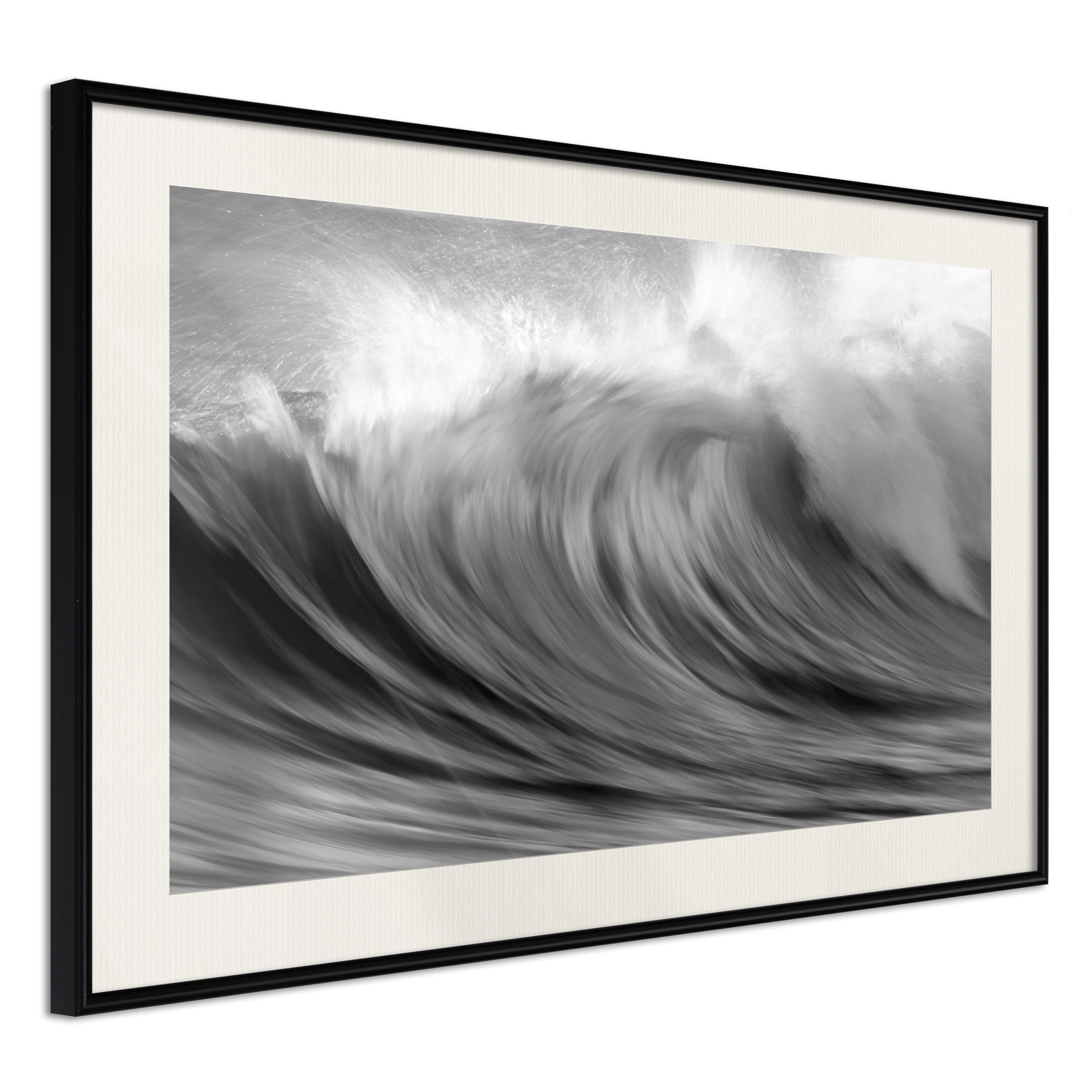 Affisch - Surfers Paradise [Poster] 30x20 Svart ram med passepartout, 30x20 cm