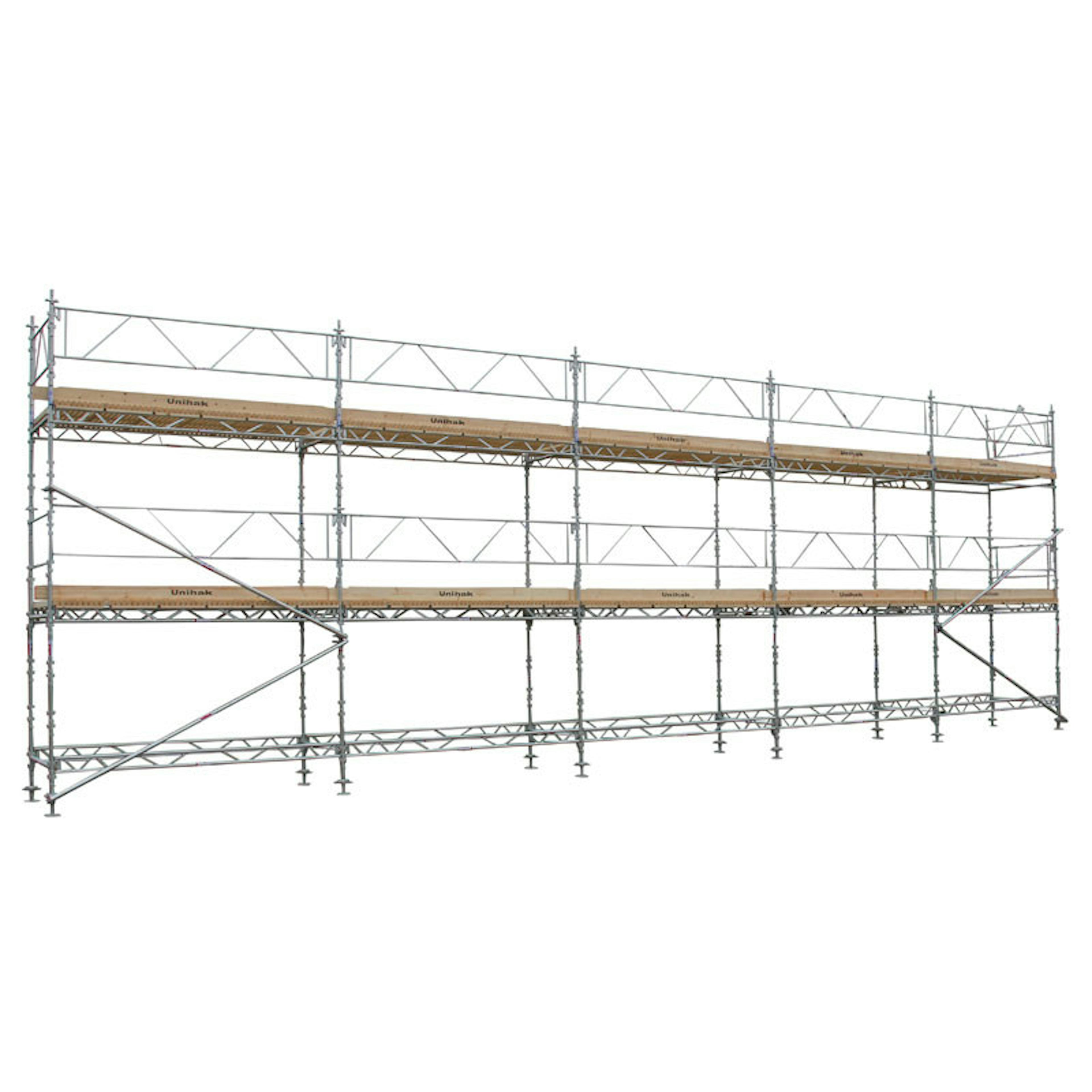 Ställning Komplett Unihak 2 bomlag Bredd 15 m Höjd 4/6 m