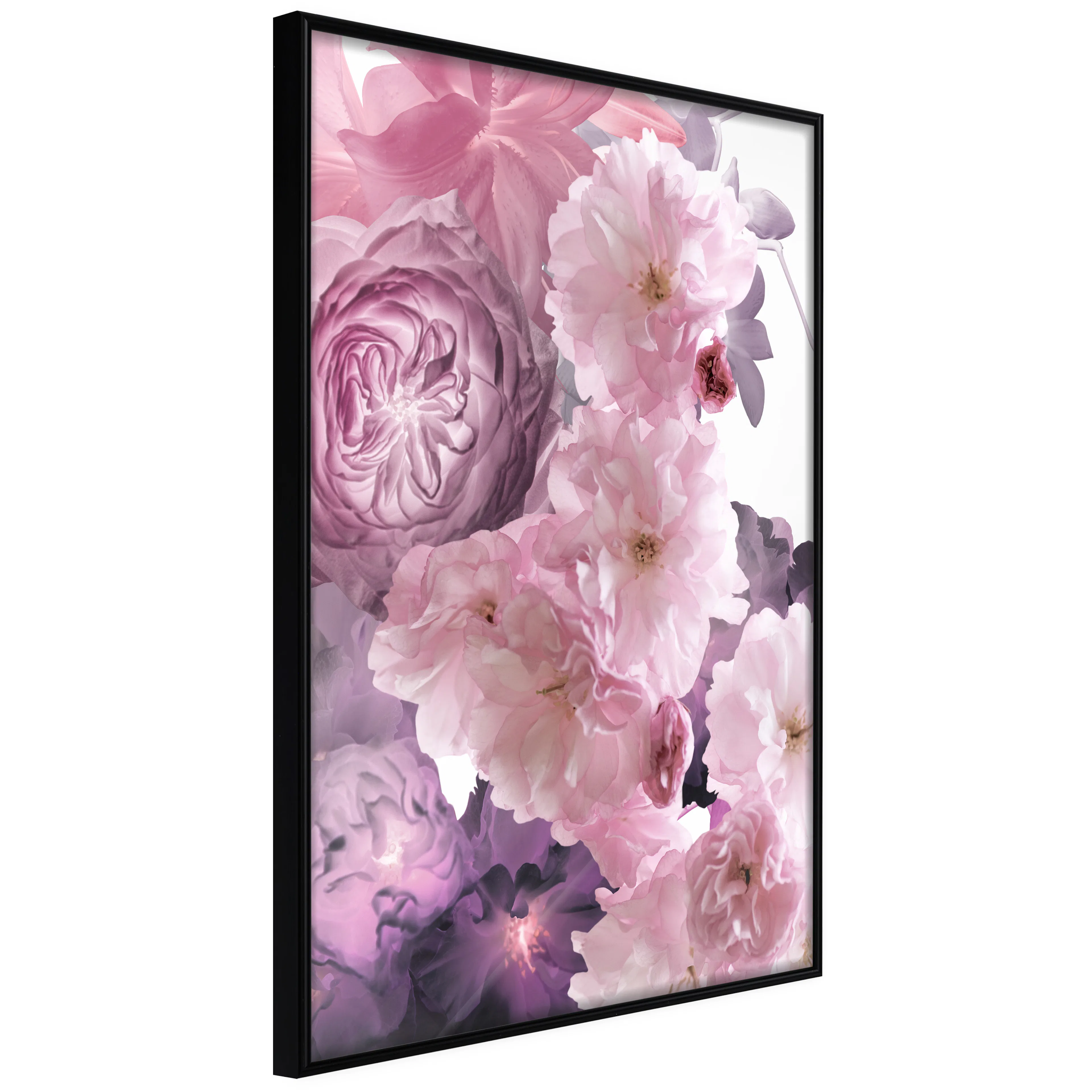 Affisch - Fan of Flowers [Poster] 40x60 Svart ram, 40x60 cm