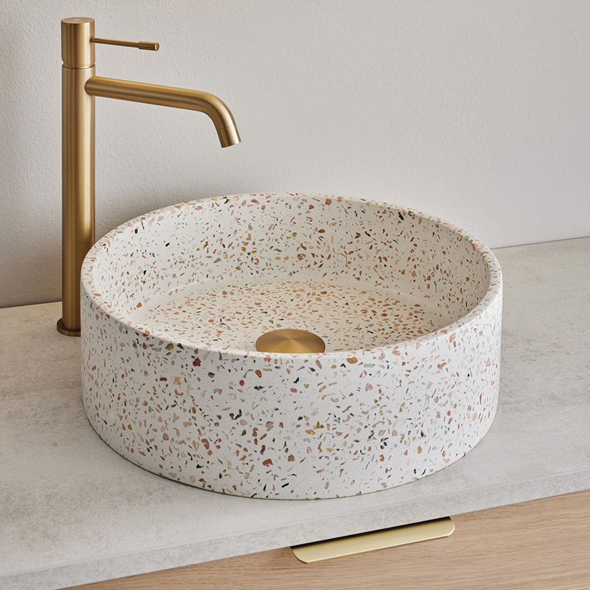 Tvättställ Hafa Circle Terrazzo
