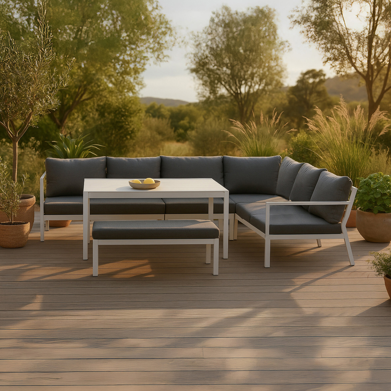 Ramos - Bench- Black / Grey - Aluminium - Aluminium -  middl Vit