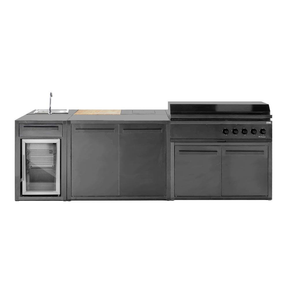 Myoutdoorkitchen - Nordic Line Black - 201SS - Free-standing Svart