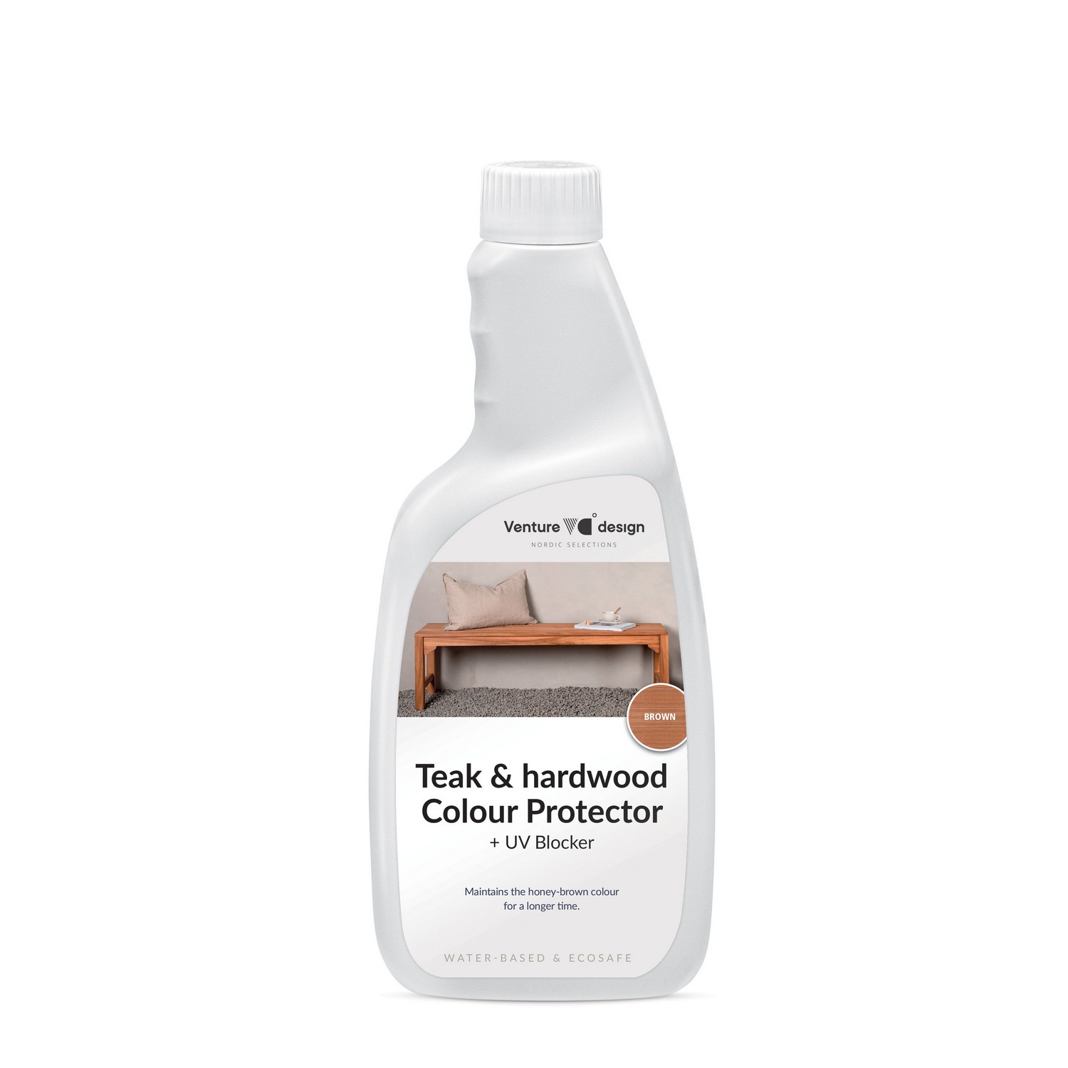 Möbelimpregnering Venture Home Bold Teak & Hardwood Colour Protector + UV Blocker Utomhus
