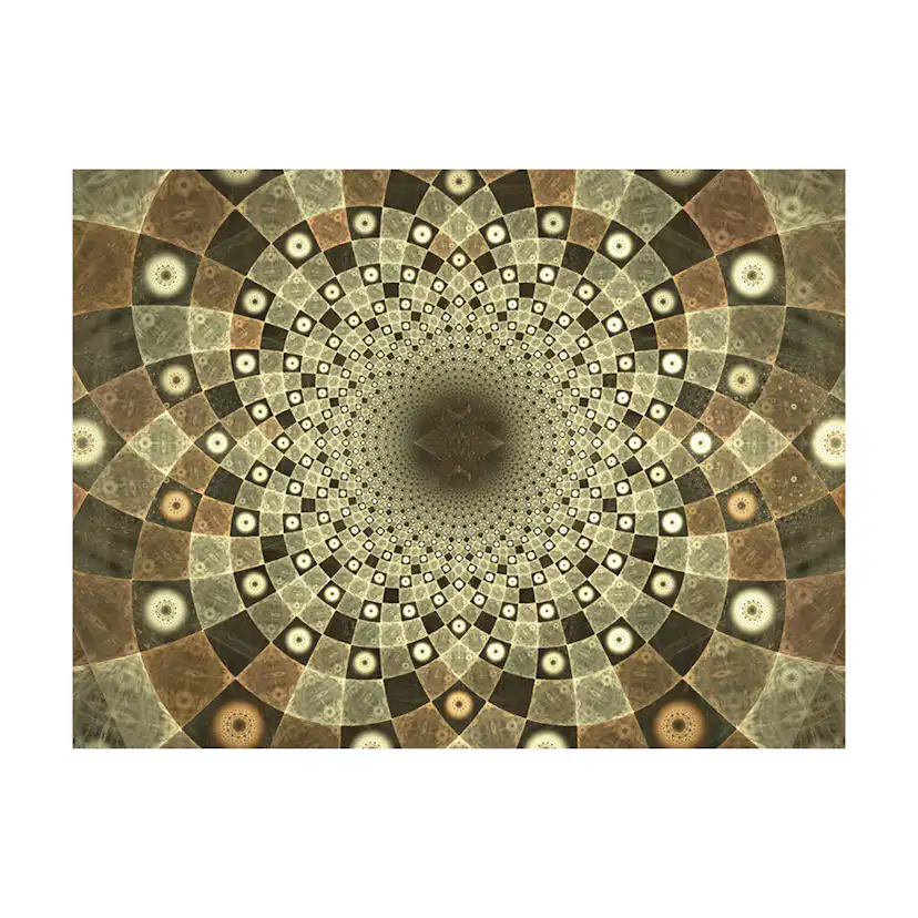 Fototapet Arkiio Brown Mosaic