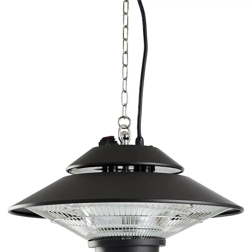 Infravärmare Outfit Bella Fjärrkontrollstyrd Hängande Terrassvärmare med Lampa