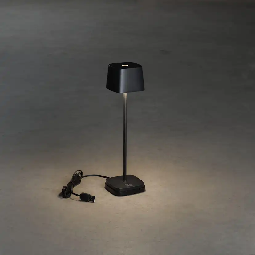 Capri mini bordsl. svart USB Svart
