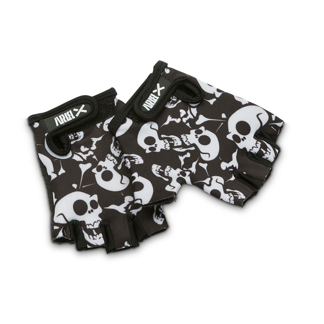 Cykelhandske Briv Junior Skulls Svart/Vit