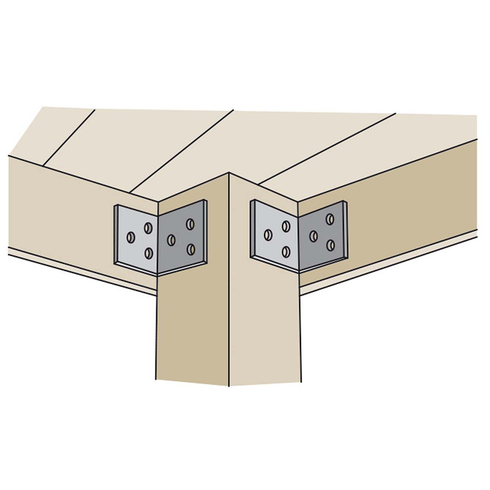 Vinkelbeslag Abv 50x50x2,5x35 50x50x2,5x35 mm