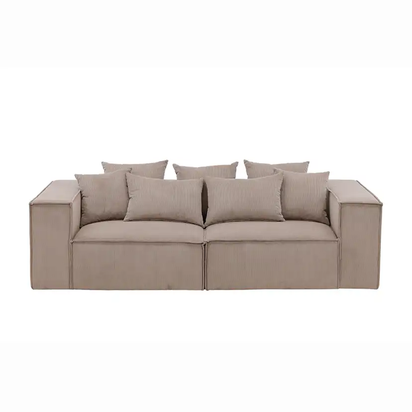 Soffa Vind Gillholmen Manchester Brun 3-Sits
