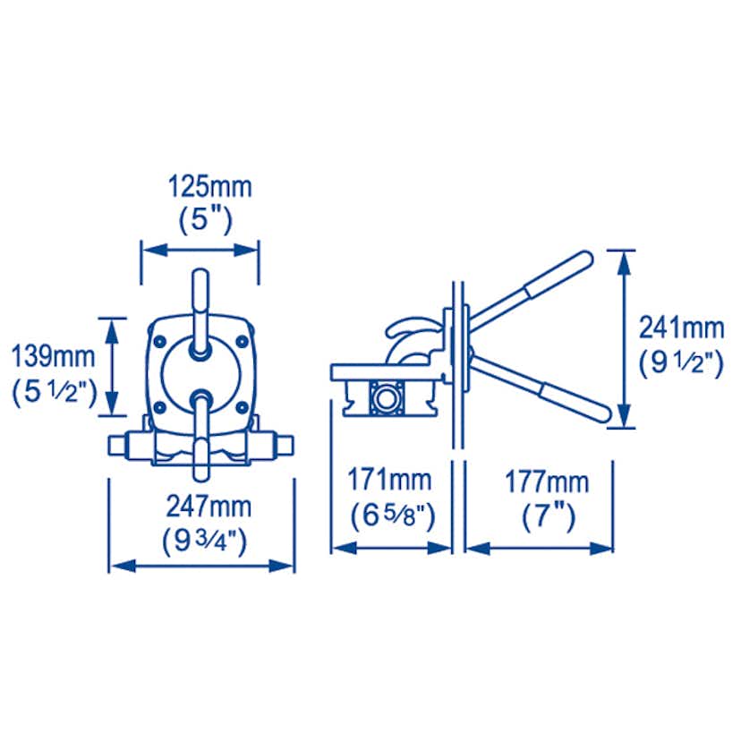 Manuell Länspump Whale Gusher Urchin BP 9013