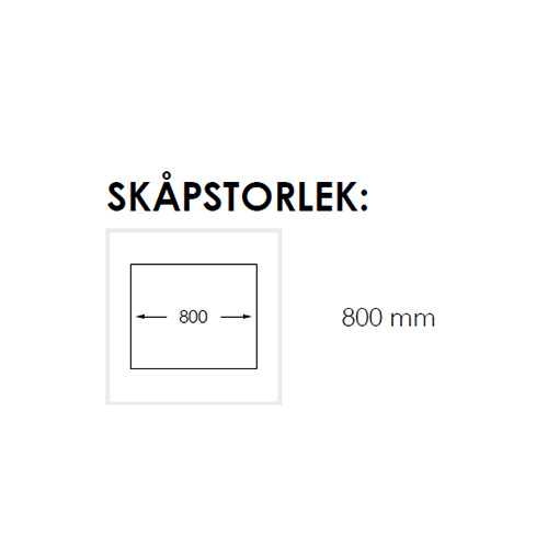 Diskho Nordic Tech Radius 80 K X Nickel - Rostfritt Stål för Kök & Tvättstuga