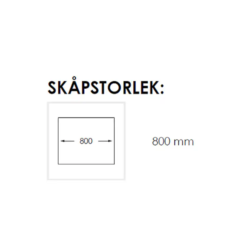 Diskho Nordic Tech Radius 80 K X Nickel - Rostfritt Stål för Kök & Tvättstuga