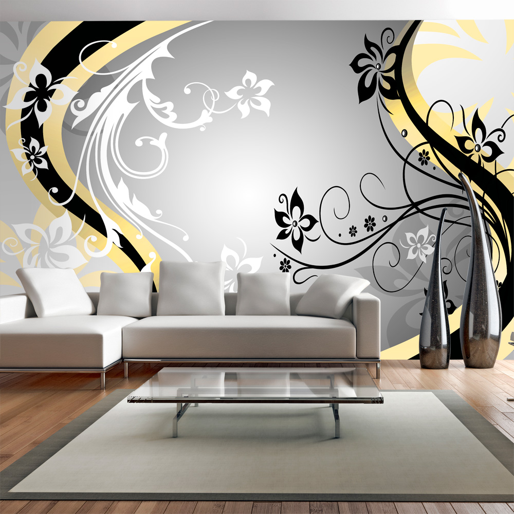 Fototapet XXL Arkiio Artflowers yellow 500x280 cm