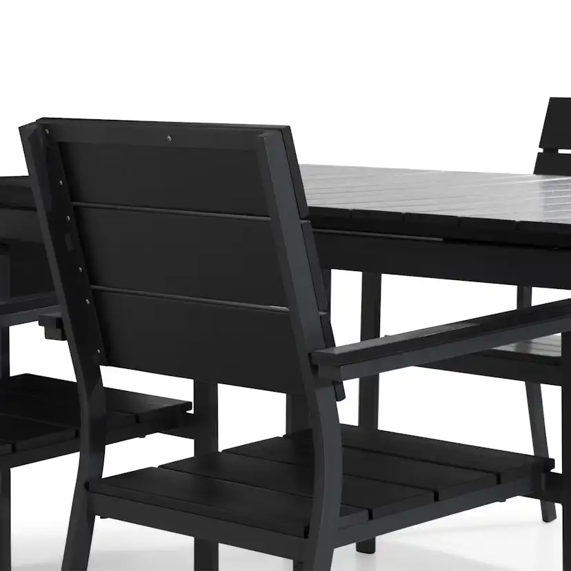 Matgrupp Comfort Garden Tunis Matgrupp Utomhus 150x90 med 4 Stapelstolar