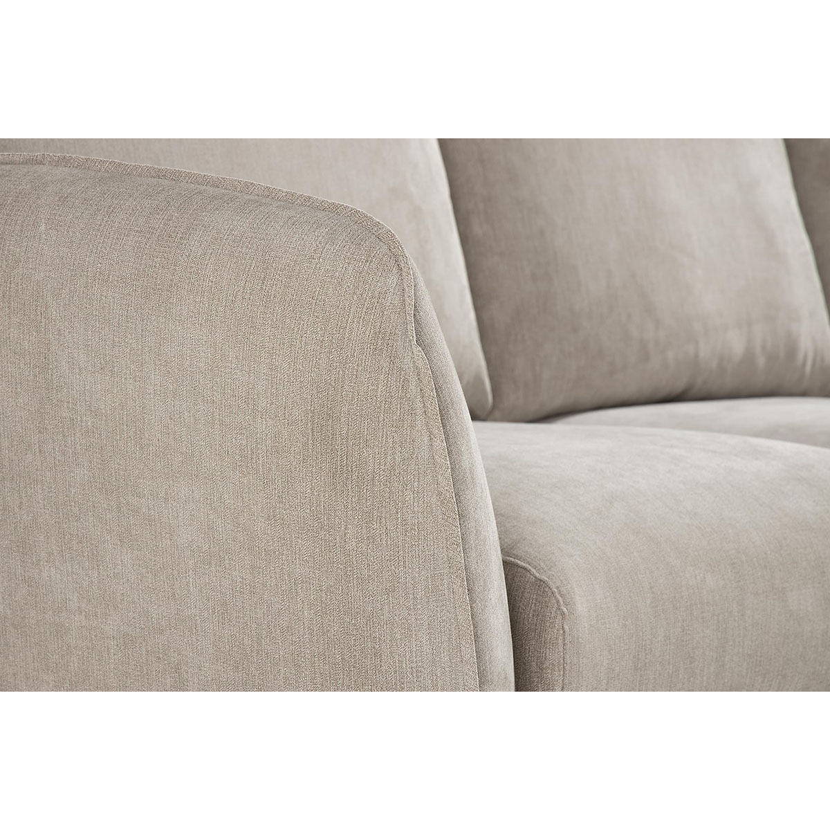 Trend Lyx 3-sits Divansoffa Vänster Svarta ben