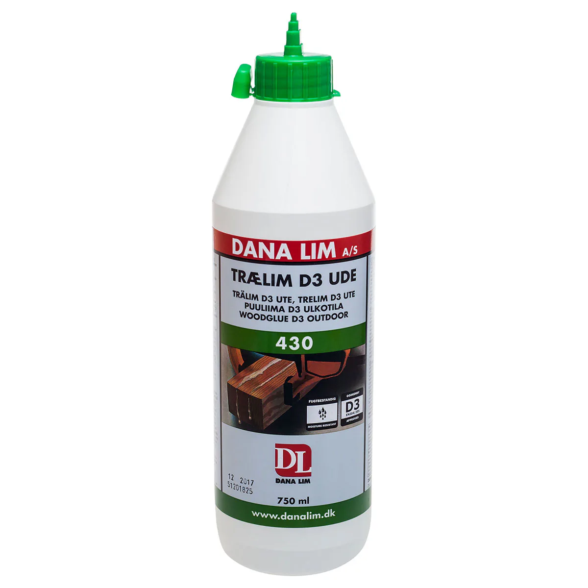TRÄLIM DANA D3 430 UTE FUKTBESTÄNDIGT 750ML 750 ml
