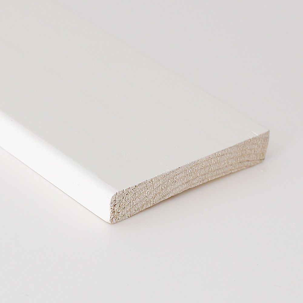 Golvsockel Höganäs Träprofiler 12x69 mm vit 0502