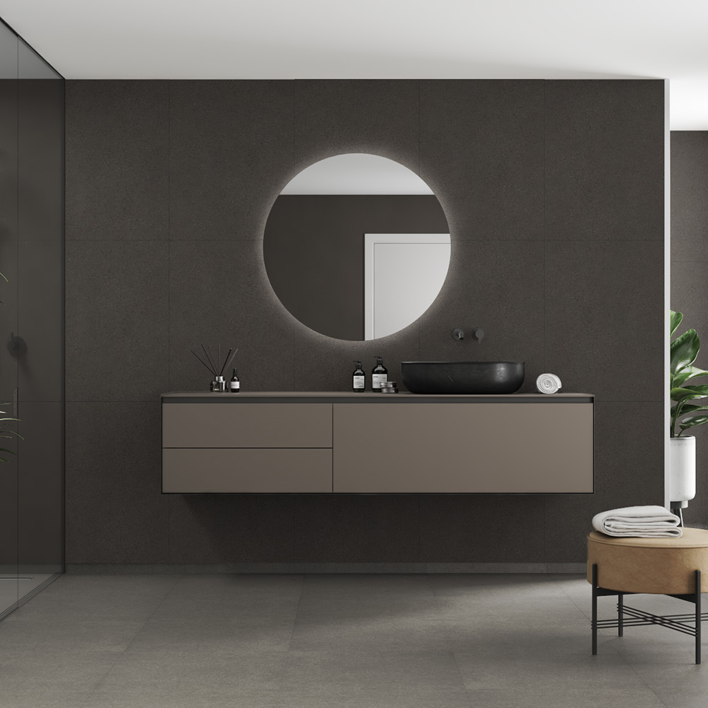 Våtrumsskiva Fibo 4003-M6080 S Grey Terrazzo 10x620x2400 mm