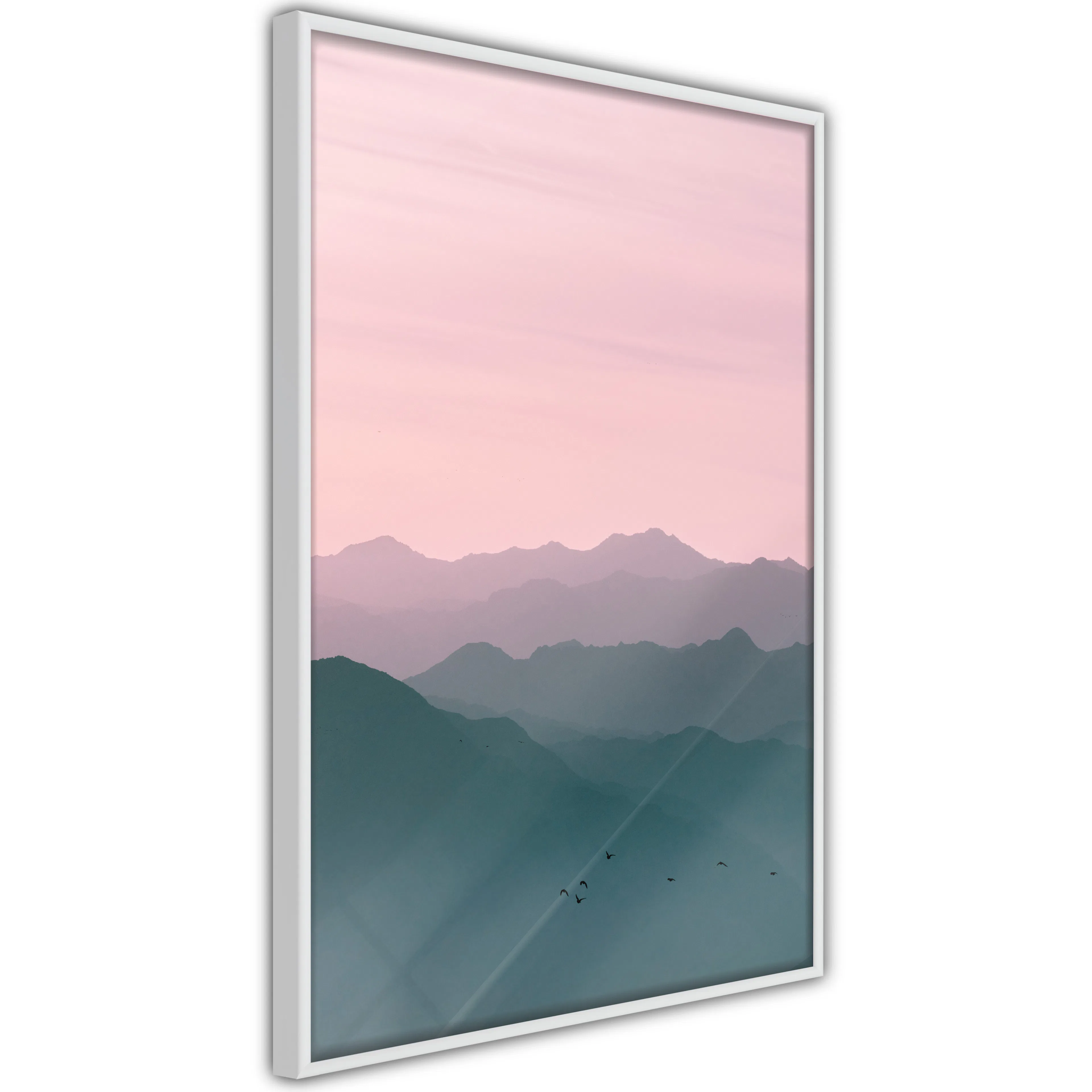 Poster Artgeist Affisch Mountain At Sunrise