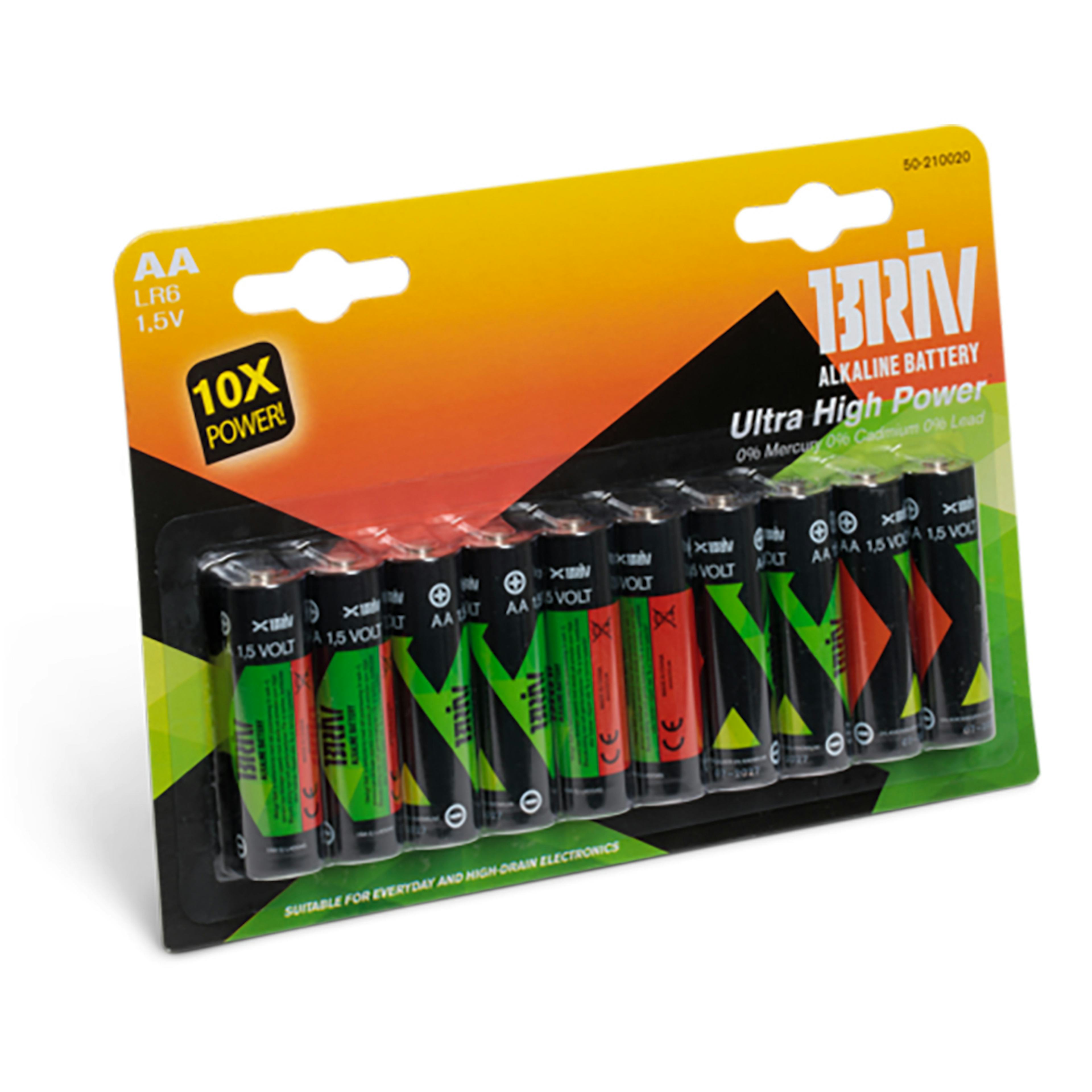 Batteri Briv LR6 AA 10-Pack