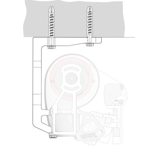 Takfäste för Terrassmarkis Dittsolskydd
