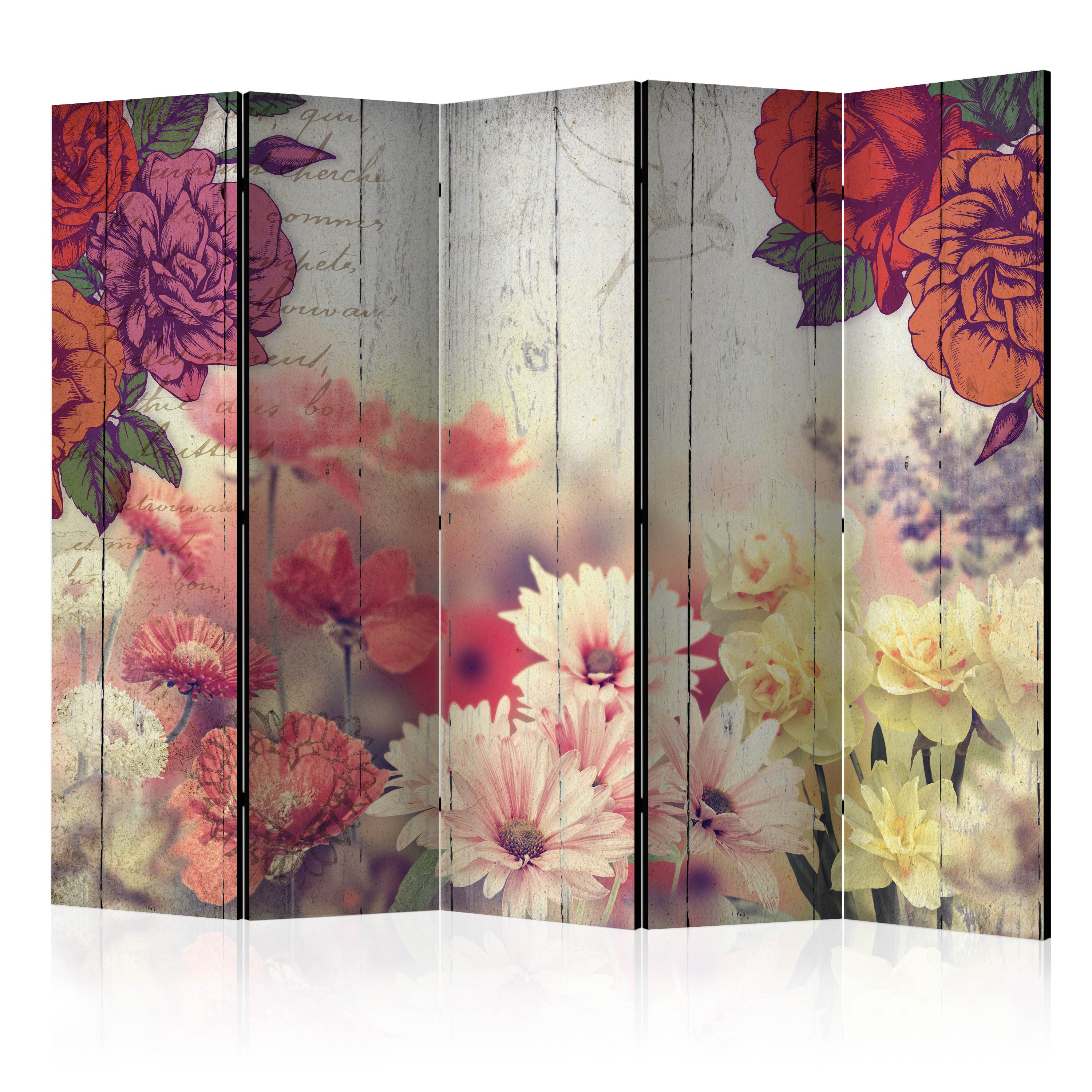 Rumsavdelare Arkiio Vintage Flowers II 225x172 cm