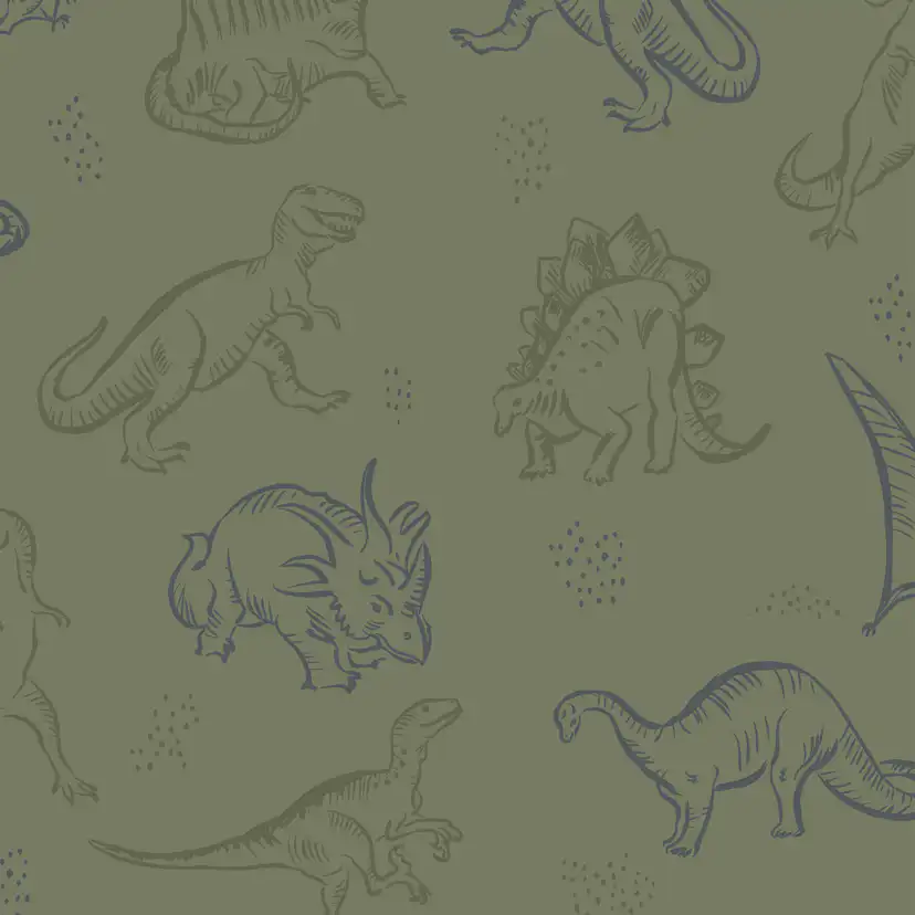 Tapet Superfresco Easy Dino Dark Green