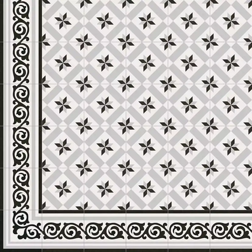 Klinker Tenfors Calvet Gris 20x20 cm