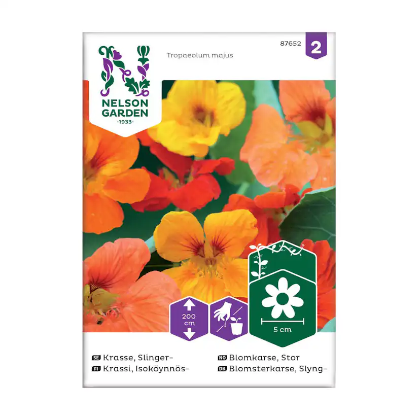 Frö Slingerkrasse Nelson Garden Mix
