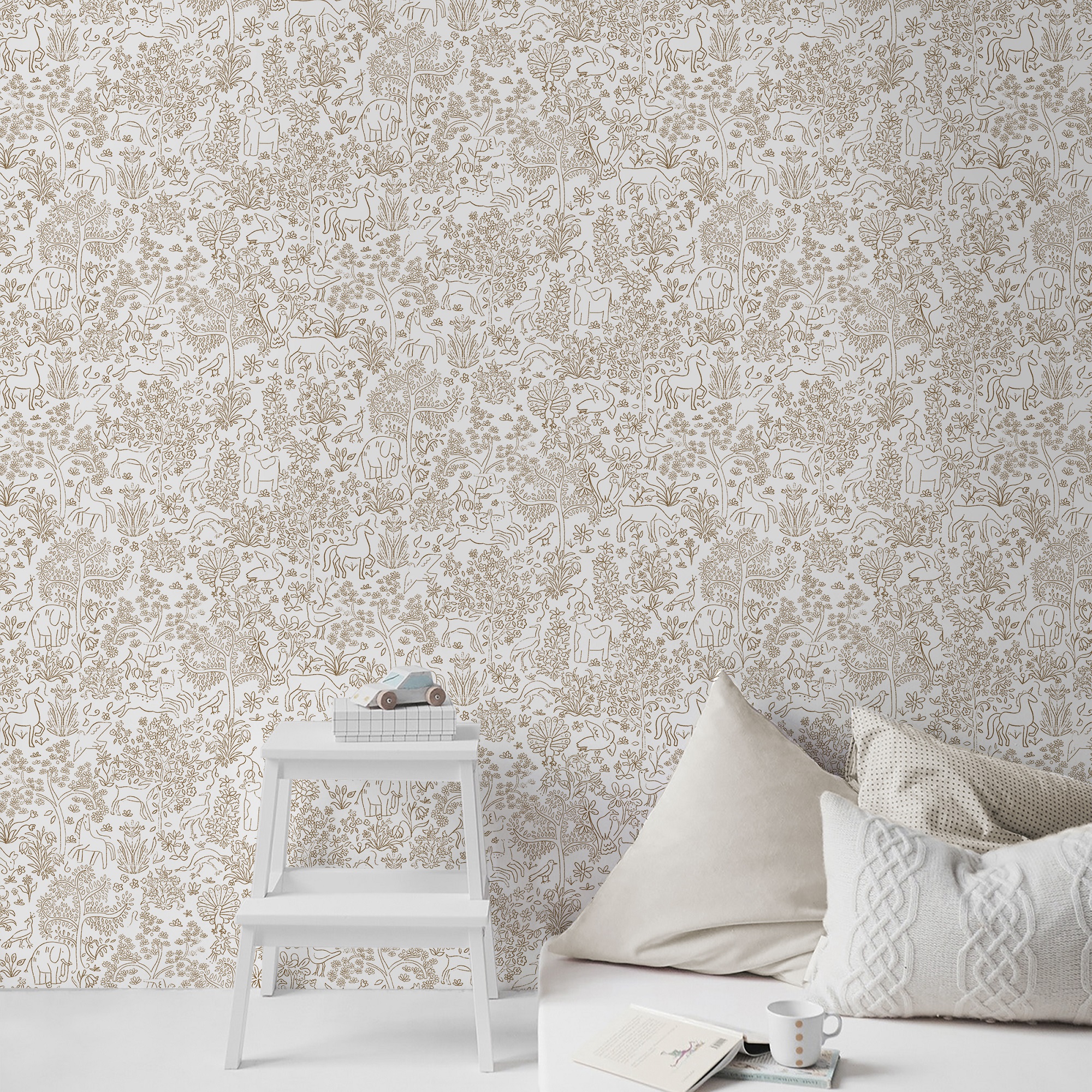 Tapet Superfresco Easy Puck Vit/Mörk 10mx53cm